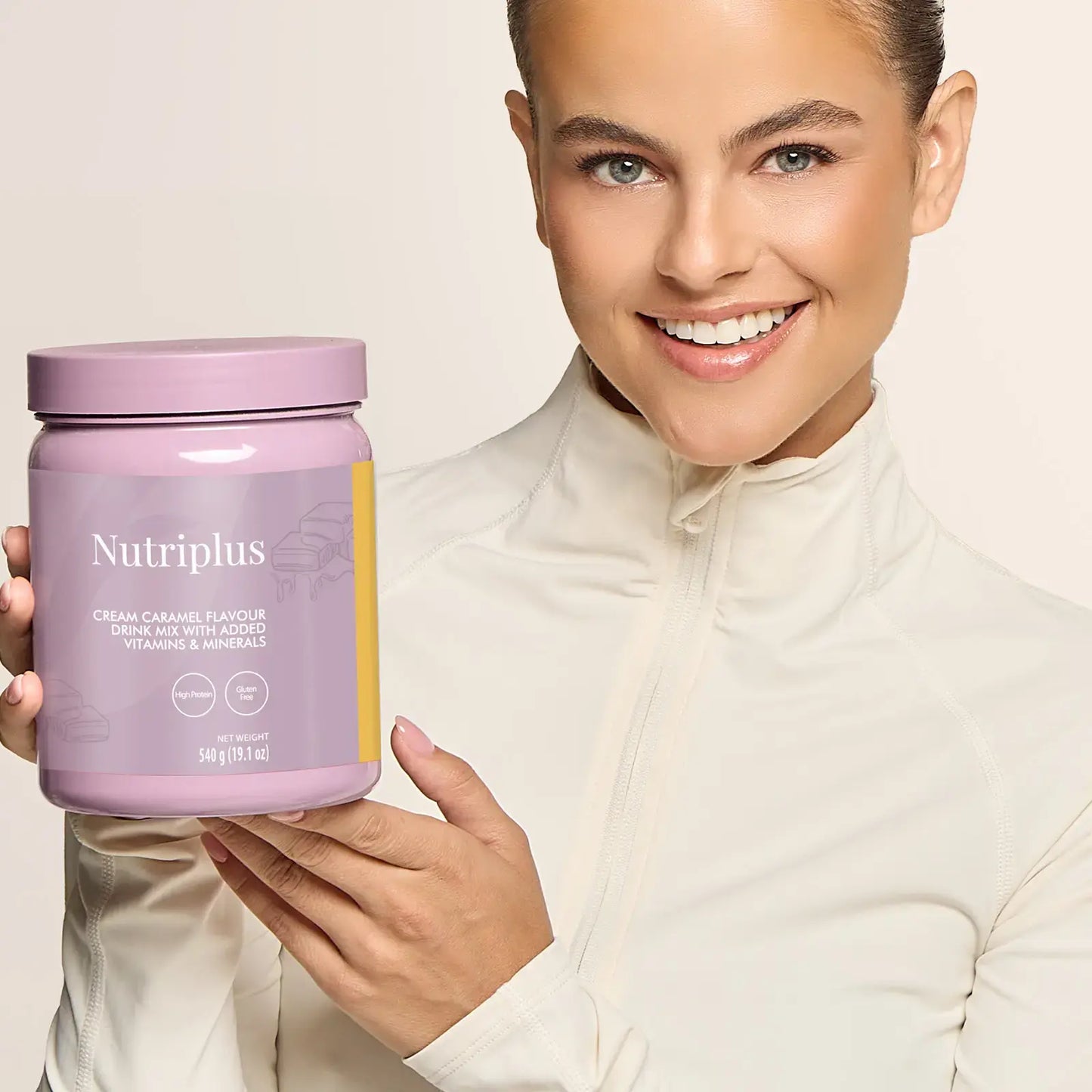 Nutriplus Shake Creamy Caramel 540 g – Nährstoffreicher Protein-Koktajl mit Vitaminen & Mineralstoffen