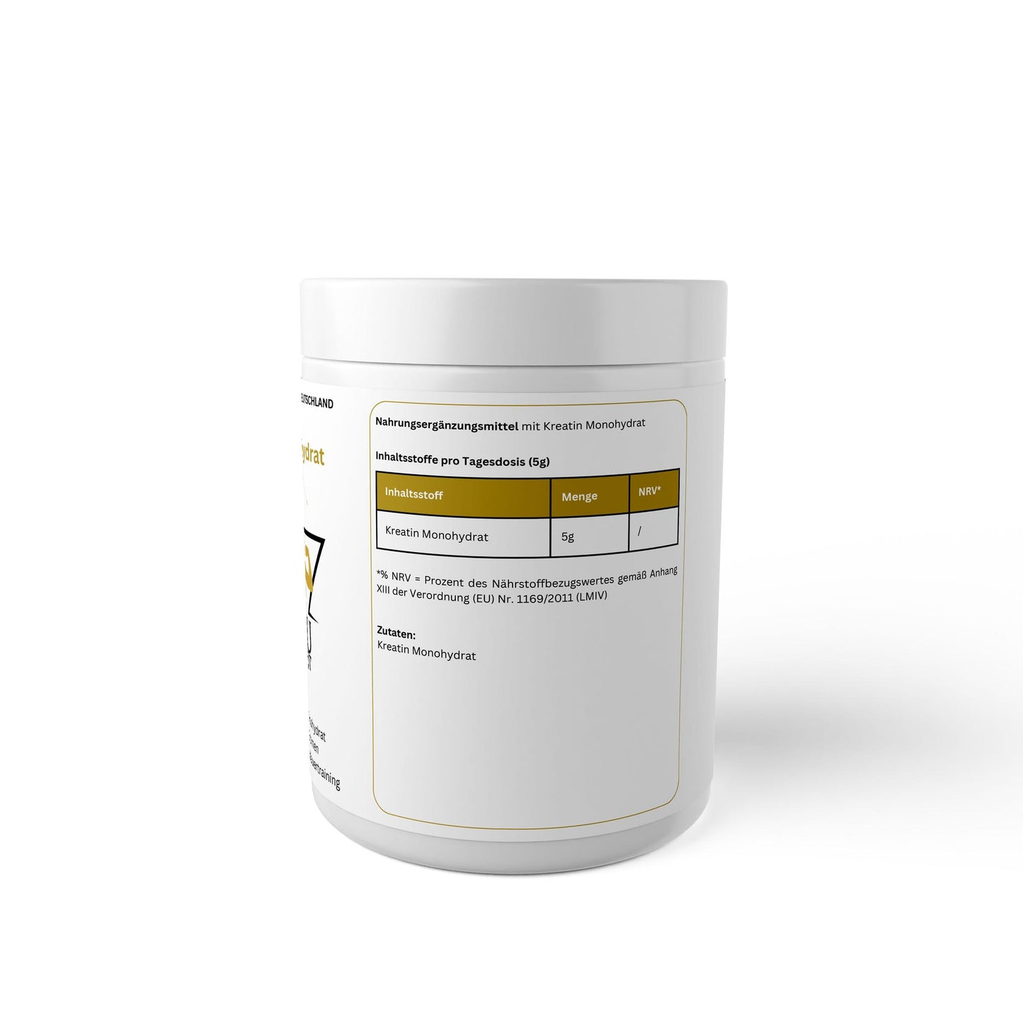 KBRU Lifeboost Kreatin Monohydrat - 1000g Pulver Sport, Fitnes, Muskelkraft, Ausdauer und Regeneration