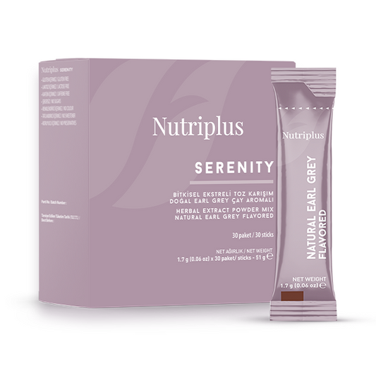 Nutriplus Serenity Kräuterteepulver mit Earl-Grey-Geschmack 30 Sachets