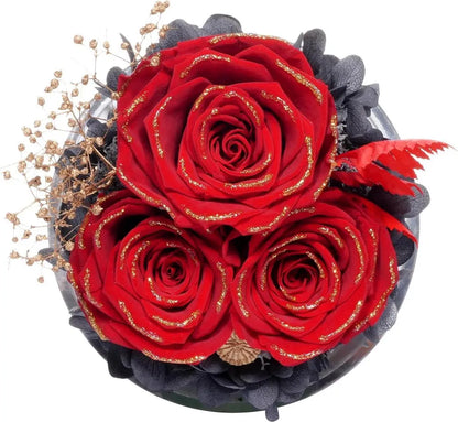 Ewige Rose Engel Geschenke im Glas für Frauen Mama Oma