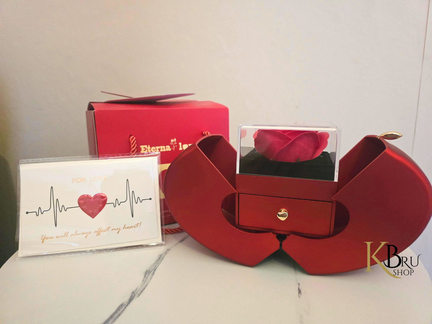 🌹 Geschenkbox | APPLEROSE – Das Symbol ewiger Liebe und Eleganz