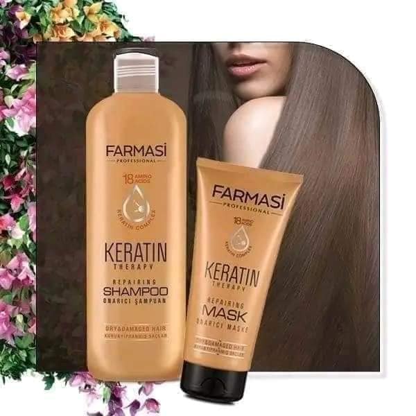 Farmasi Keratin Shampoo 360 ml – Regeneration und Glanz für trockenes & strapaziertes Haar