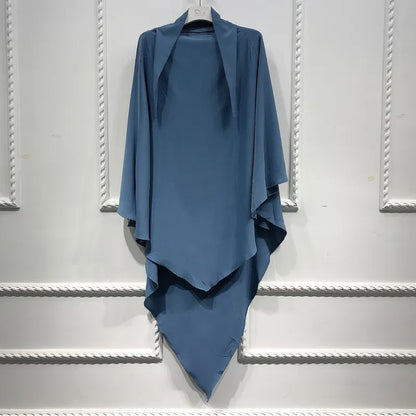 Muslimisches Kopftuch, Einfarbig, Glattes Platten-Design, Arabisches Tuch