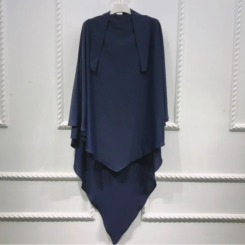 Muslimisches Kopftuch, Einfarbig, Glattes Platten-Design, Arabisches Tuch