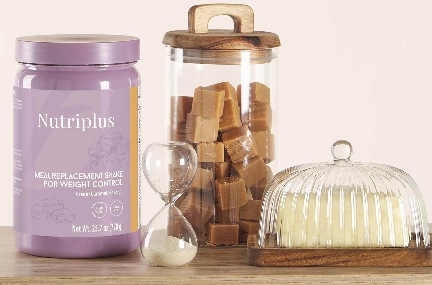 Nutriplus Shake Creamy Caramel 540 g – Nährstoffreicher Protein-Koktajl mit Vitaminen & Mineralstoffen