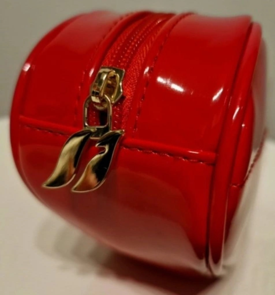 FARMASI Kosmetiktasche – Rot mit Lippenmotiv | Elegant & Stilvoll – Perfekt als Geschenk!