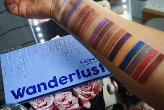 SALE Wanderlust-Lidschatten-Palette Farmasi 18 Farbtöne