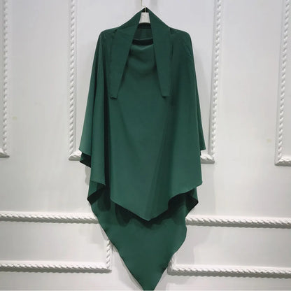 Muslimisches Kopftuch, Einfarbig, Glattes Platten-Design, Arabisches Tuch