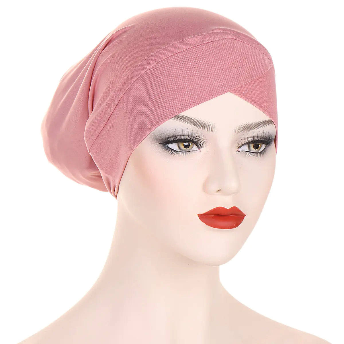 Multicolor Cross-Back Muslim Underscarf Cap