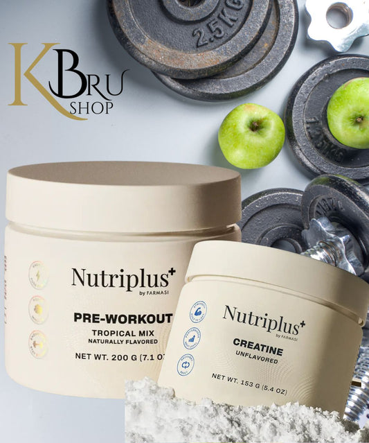 KBruShop Nutriplus Performance Set – Pre-Workout Tropical Mix & Kreatin Monohydrat - Training & Muskelkraft