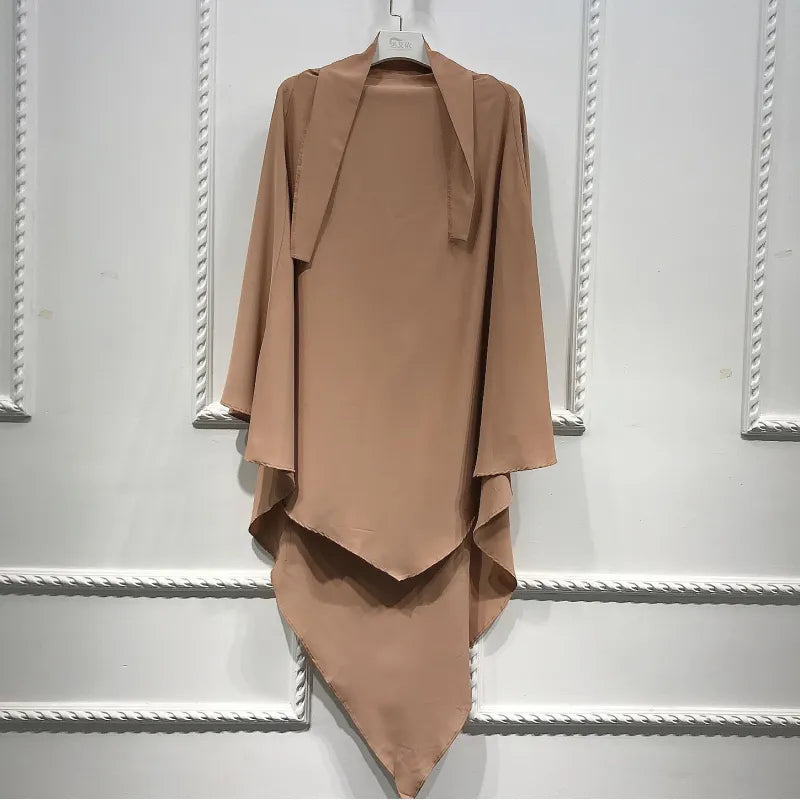 Muslimisches Kopftuch, Einfarbig, Glattes Platten-Design, Arabisches Tuch