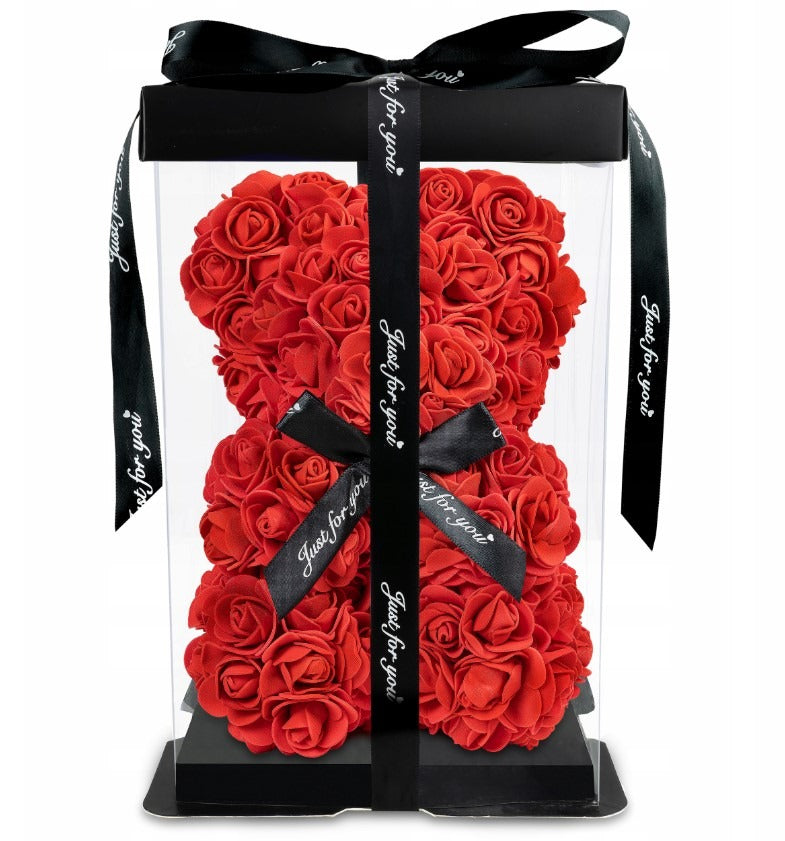 Rosenbär 20 cm – Geschenk– Perfektes Valentinstag Geschenk Romantisch & Einzigartig