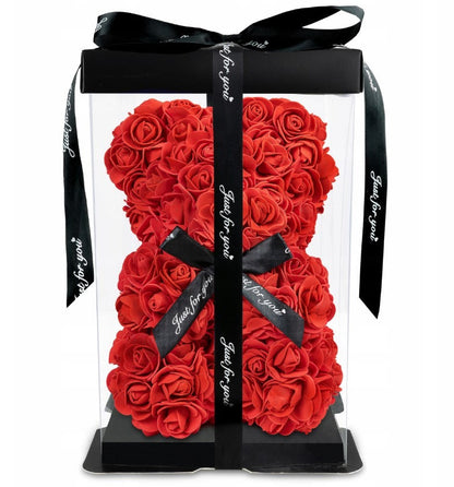 Rosenbär 20 cm – Geschenk– Perfektes Valentinstag Geschenk Romantisch & Einzigartig