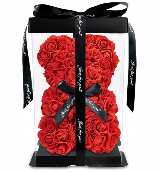 Rosenbär 20 cm – Geschenk– Perfektes Valentinstag Geschenk Romantisch & Einzigartig