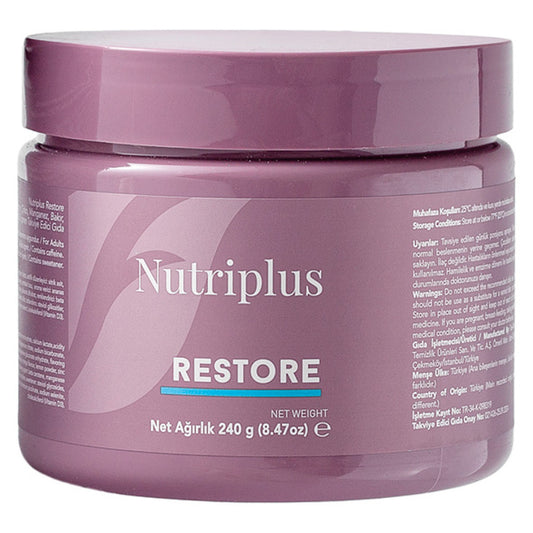Farmasi NUTRIPLUS RESTORE 240 g – Mineralstoff- & Vitamin-Drink für Erholung und Schlaf