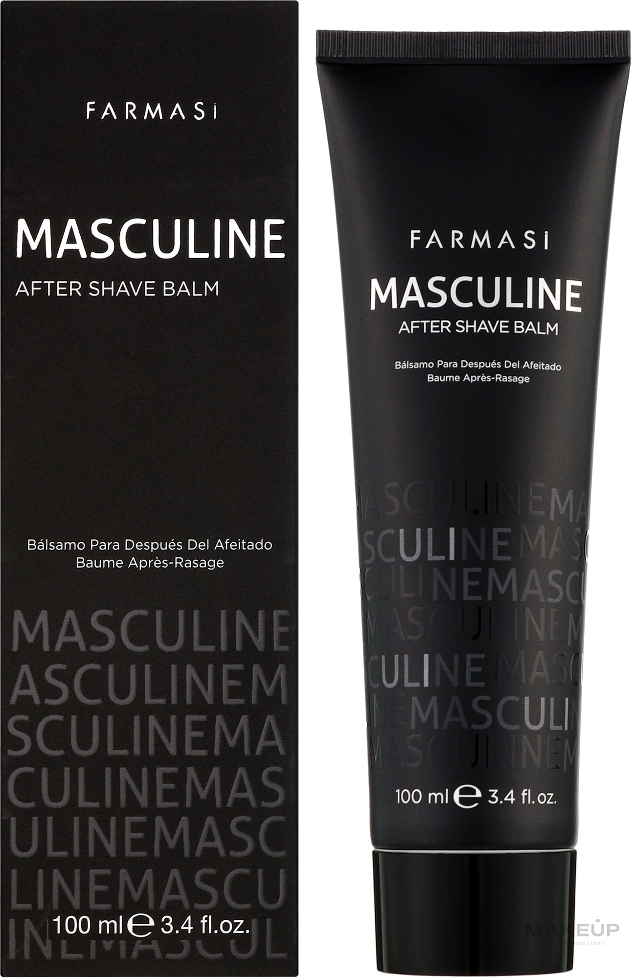 Farmasi Masculine After Shave Balm 100 ml – Beruhigender After Shave Balsam für Männer mit Vitamin E & Menthol