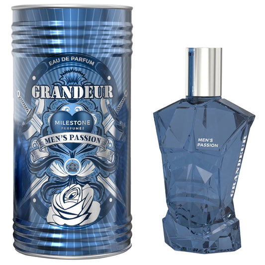 Milestone Grandeur Men's Passion Eau de Parfum 100 ml – Die Essenz männlicher Leidenschaft und Stärke