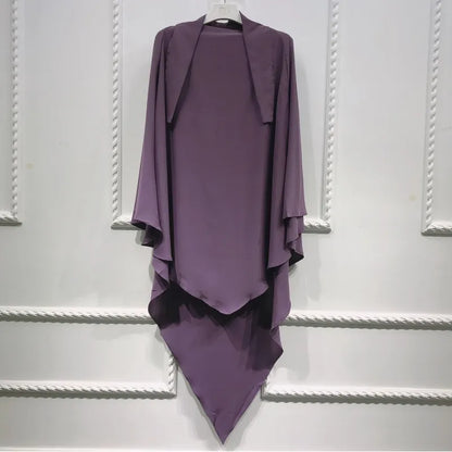 Muslimisches Kopftuch, Einfarbig, Glattes Platten-Design, Arabisches Tuch