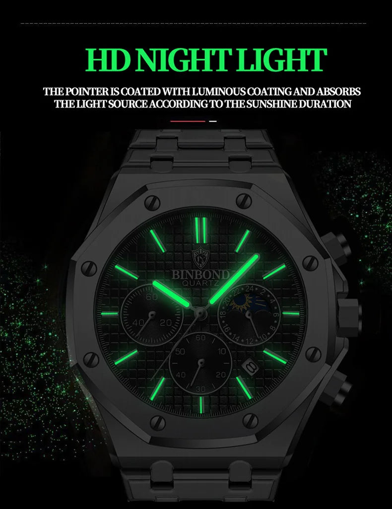 Multifunktions-Sportuhr für Herren