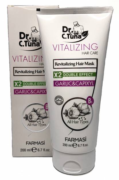 Haarmaske mit Knoblauch und Capixyl Farmasi Dr. C. Tuna 200 ml