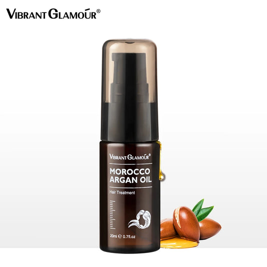 VIBRANT GLAMOUR Marokkanisches Ätherisches Haaröl Reparatur, Glanz & Pflege 20ml