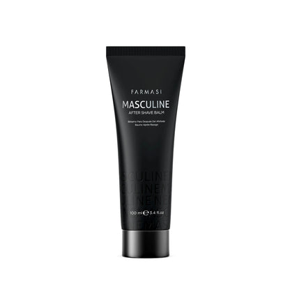 Farmasi Masculine After Shave Balm 100 ml – Beruhigender After Shave Balsam für Männer mit Vitamin E & Menthol
