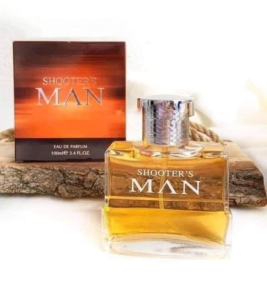 Shooter's Man EDP 100 ml Herrenparfüm – Maskuliner Duft mit Zitrus, Holz & Tonka | Lang anhaltendes Eau de Parfum für Männer