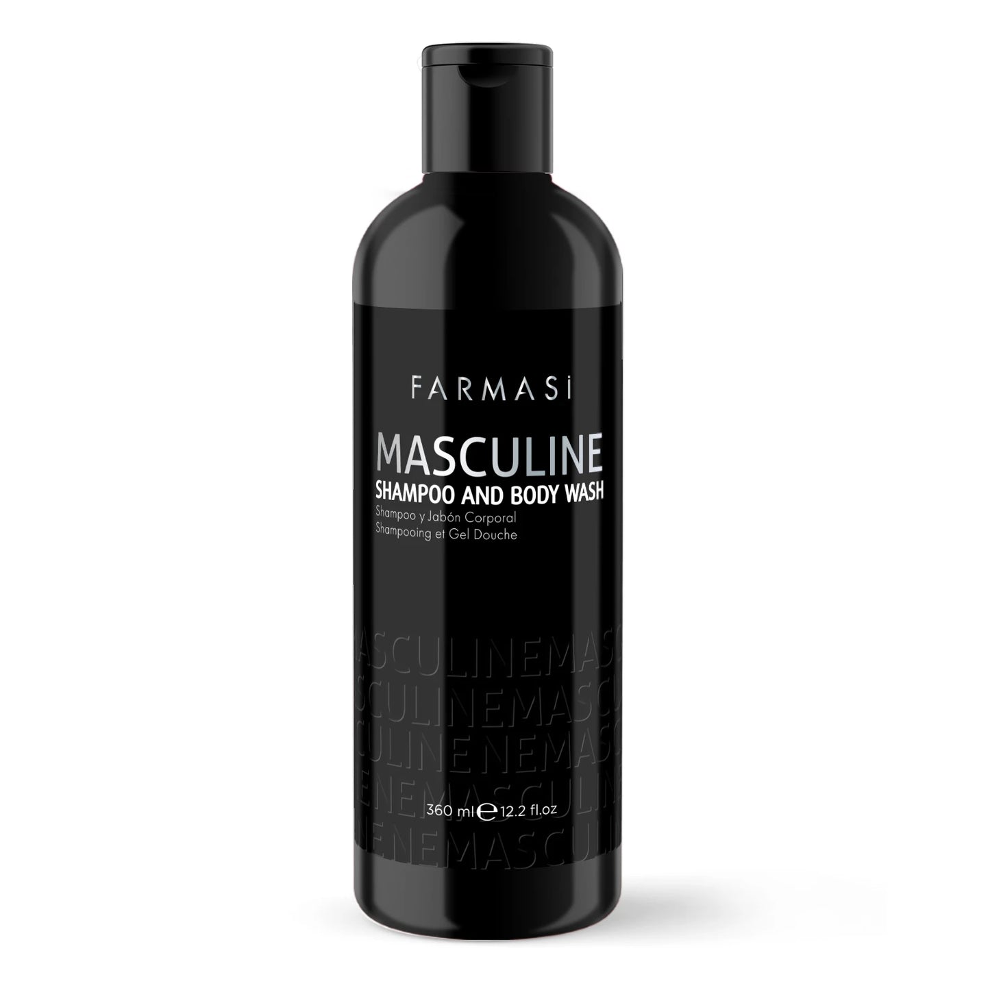 Farmasi Masculine Shampoo & Body Wash 360 ml – 2-in-1 Shampoo & Duschgel für Männer mit Zitrus- & Zedernholzduft