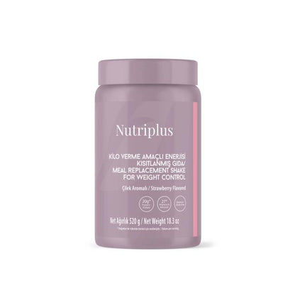 Erdbeere-Shake Mahlzeitenersatz 520 g Farmasi Nutriplus Whey Protein Vegan