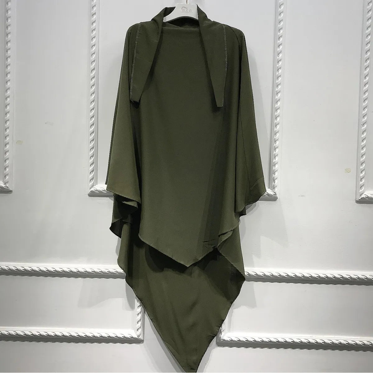 Muslimisches Kopftuch, Einfarbig, Glattes Platten-Design, Arabisches Tuch